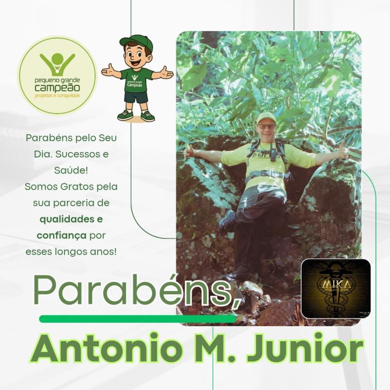 Parabéns, Antônio M Junior