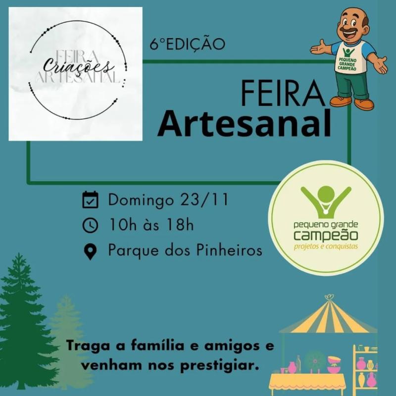 Domingo em Farroupilha! Mais uma Edição da Feira Artesanal de Criações.