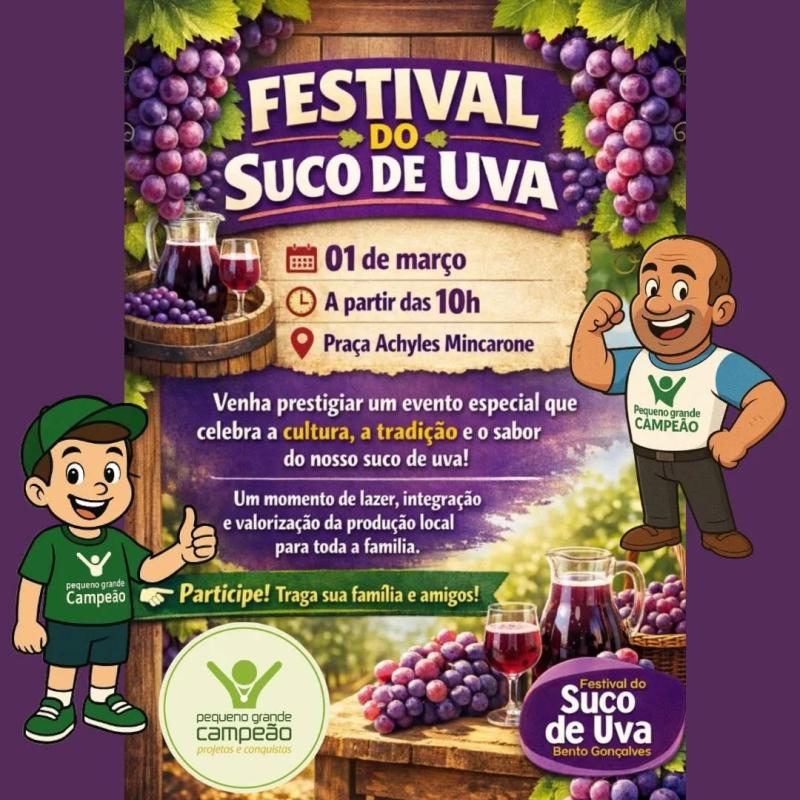 Mais uma edição do Festival do Suco de Uva.