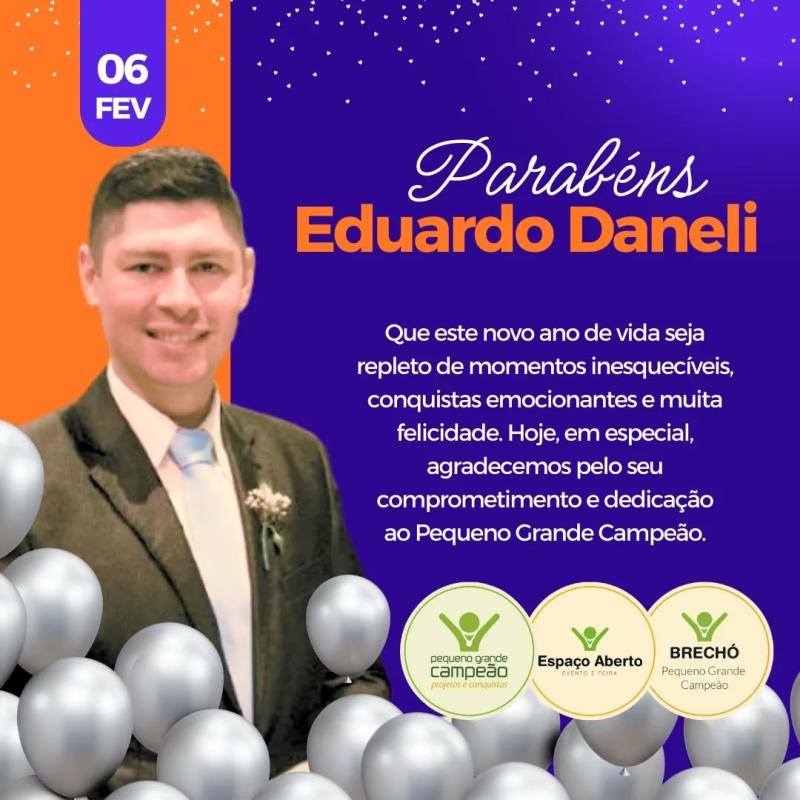 Parabéns, Eduardo!