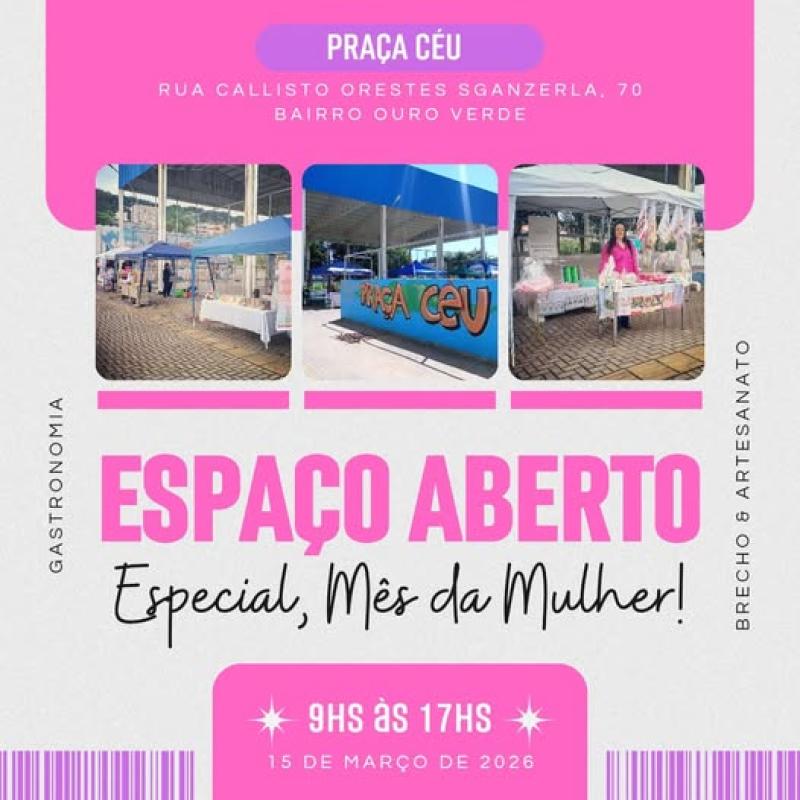 Espaço Aberto na Praça Céu