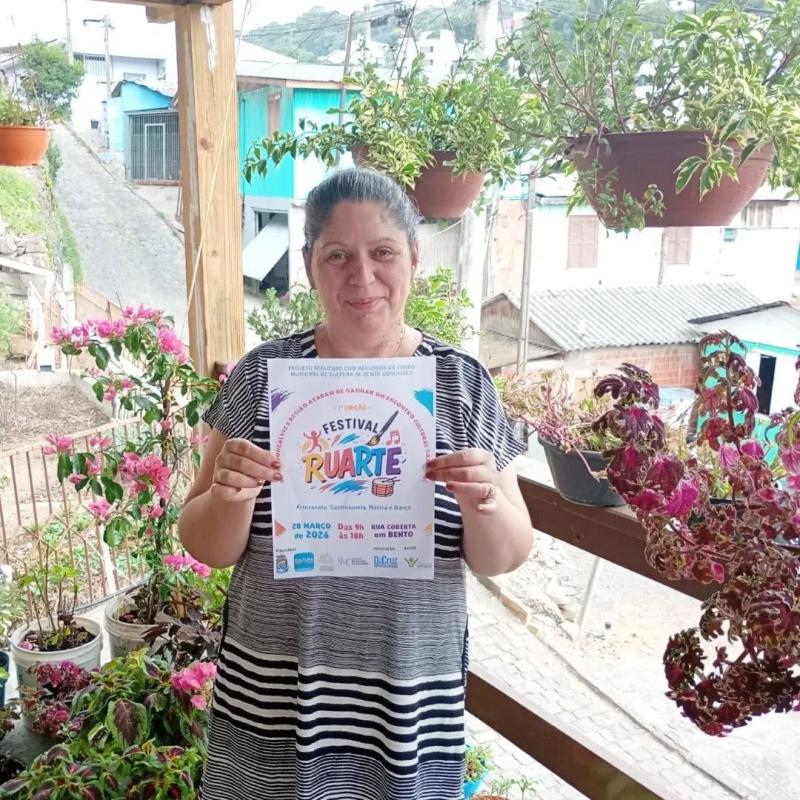 Artesã Roseli no Festival Ruarte
