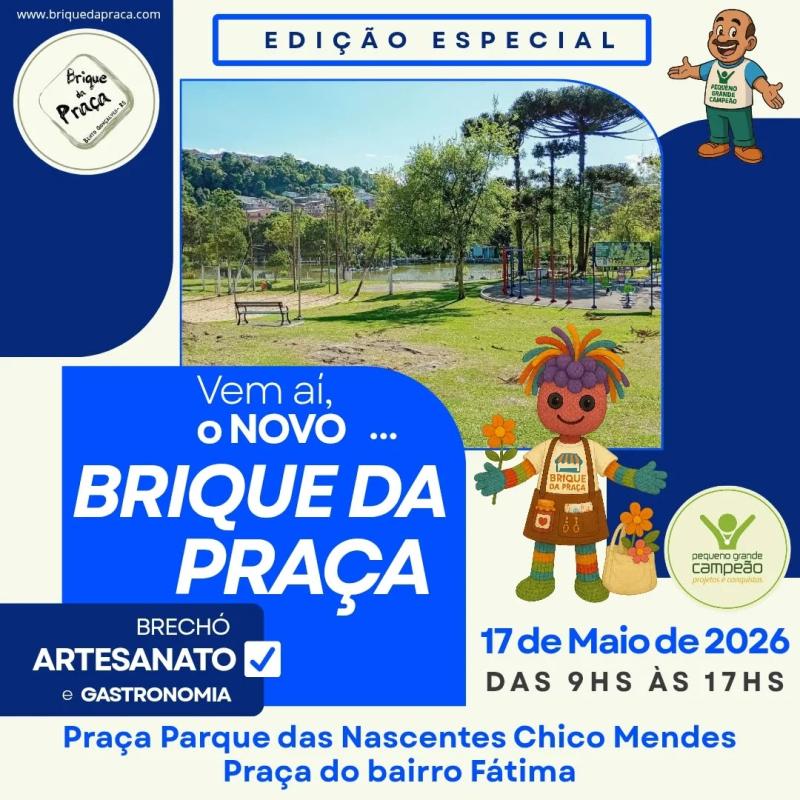 Vem aí, o novo Brique da Praça!