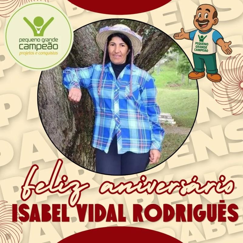 Expositora Isa, Parabéns!