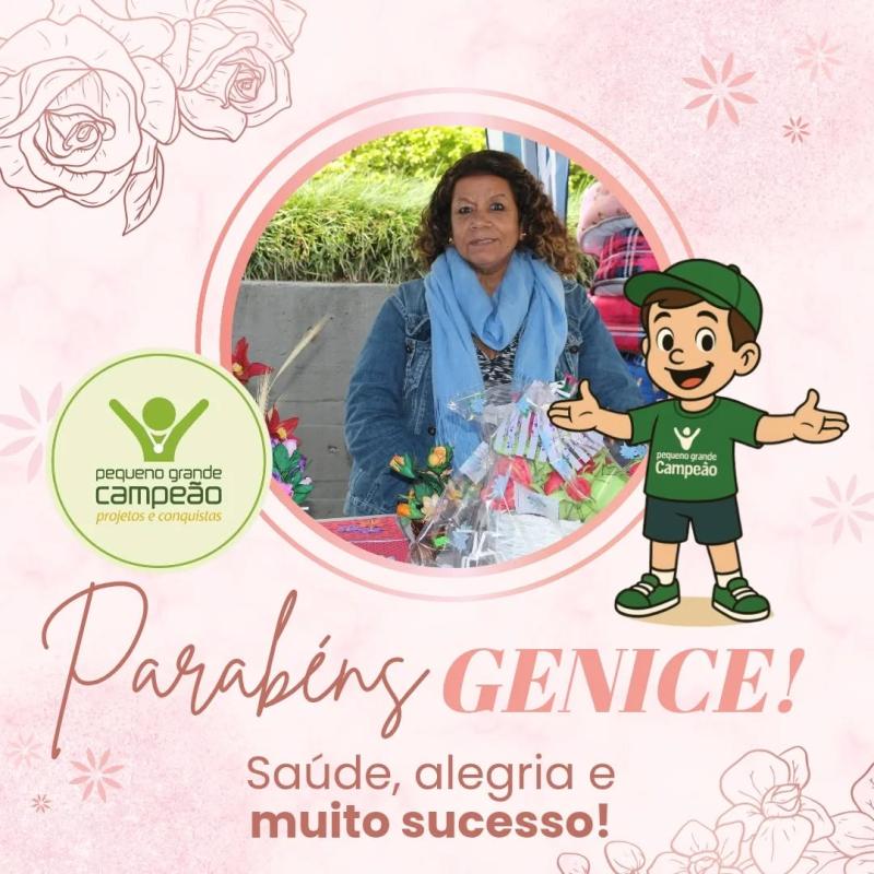 Parabéns, Querida Genice!