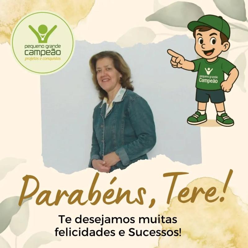 Parabéns, Tere!
