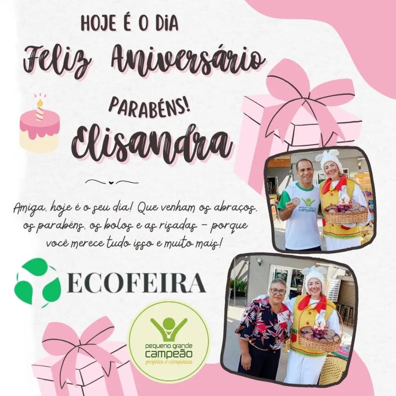 Parabéns, Elisandra!
