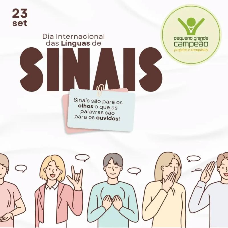 Dia Internacional das Línguas de Sinais