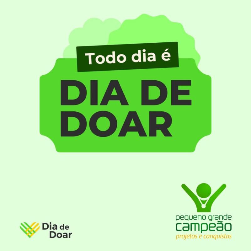 Dia de Doar! Colabore!