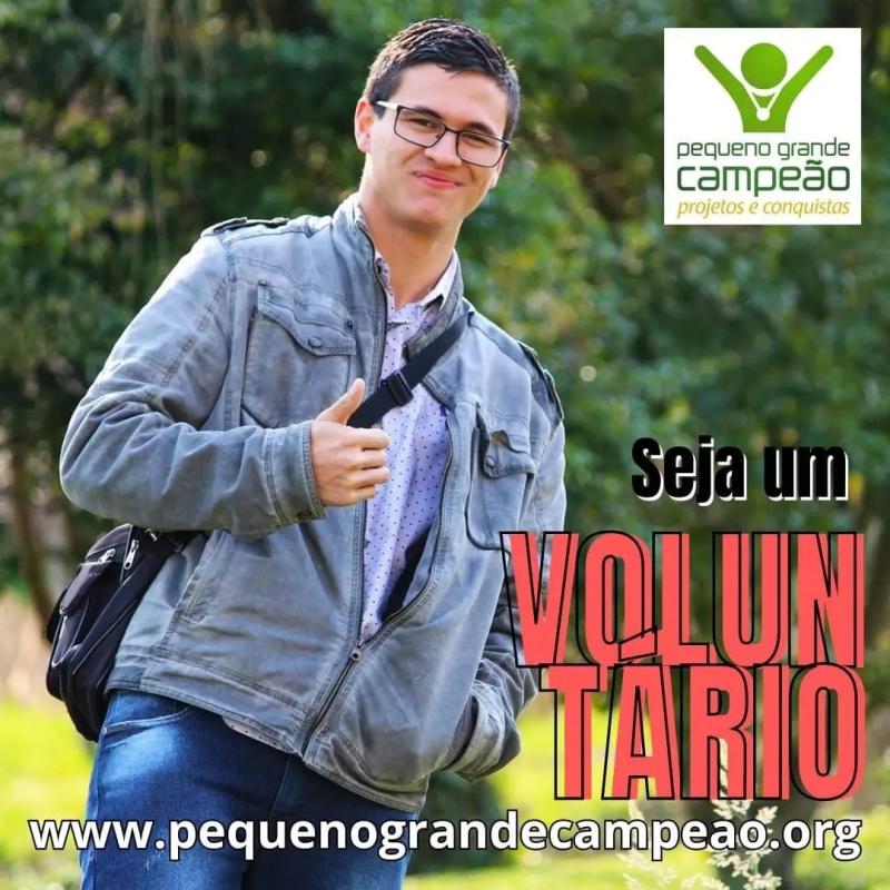 Seja +1! Seja Voluntário!