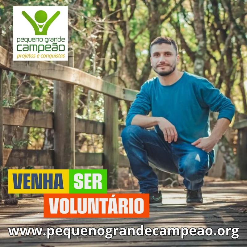 Venha Ser Voluntário, Participe!