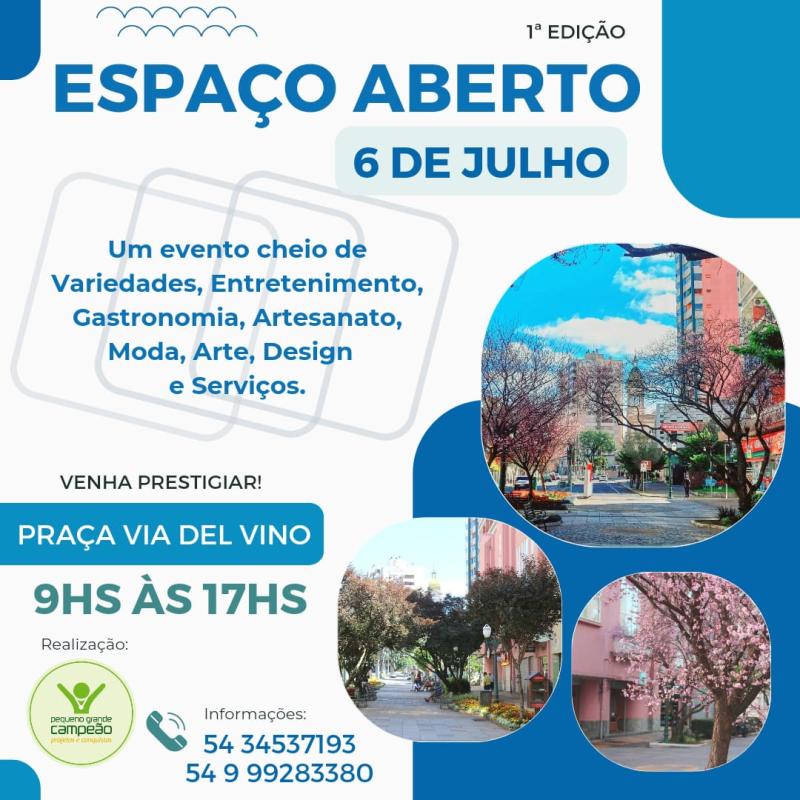 Espaço Aberto Feira e Evento em Julho