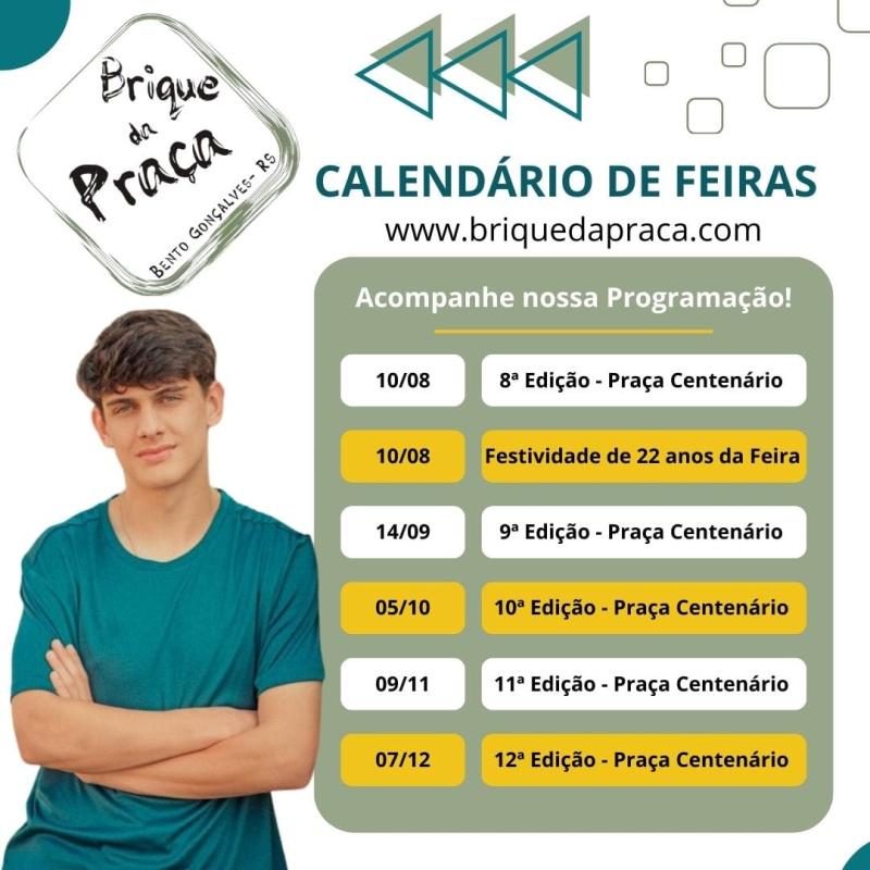 Calendário do Brique da Praça