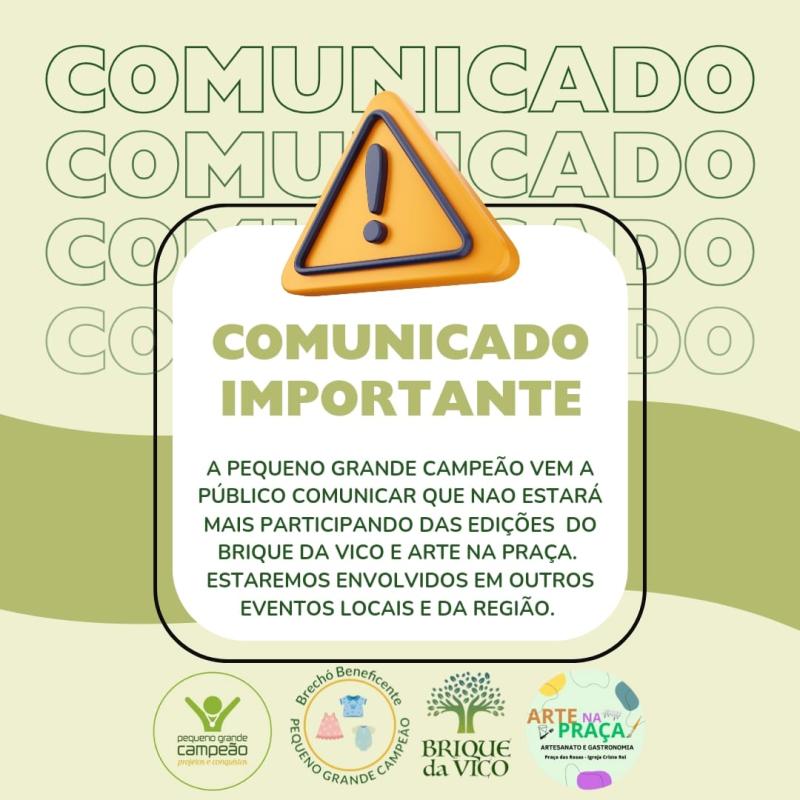 Comunicado Importante