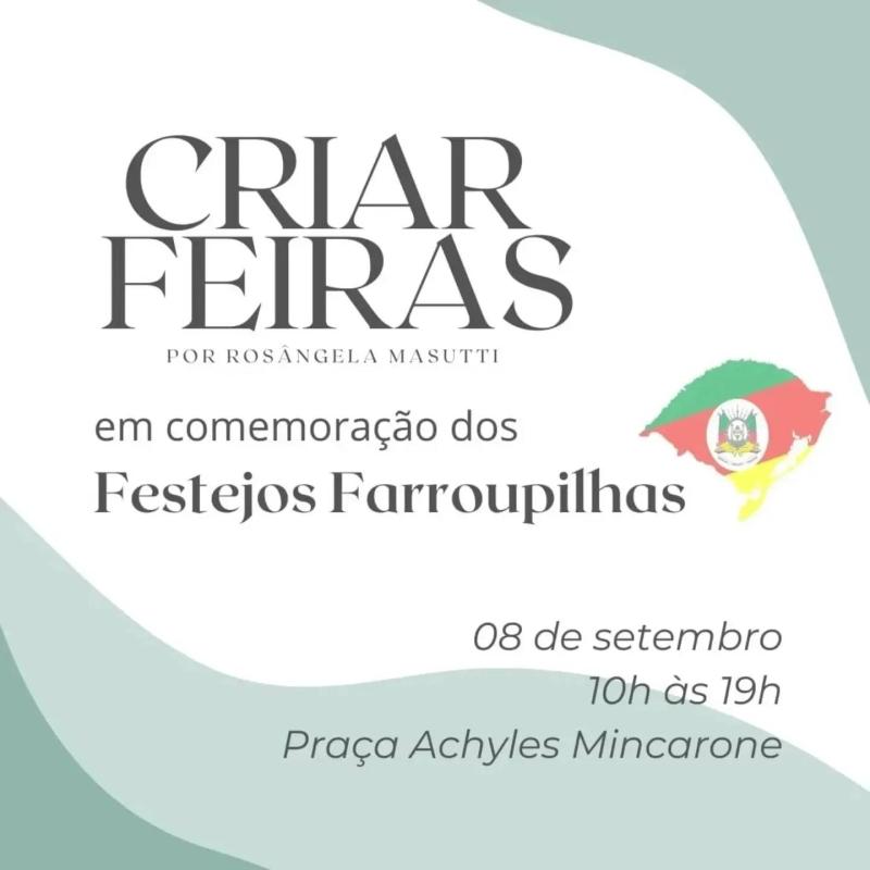 Criar Feiras em Setembro