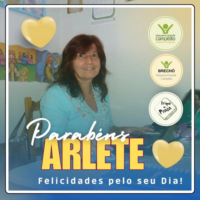 Parabéns, Arlete!