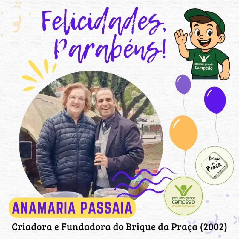 Parabéns, Anamaria!