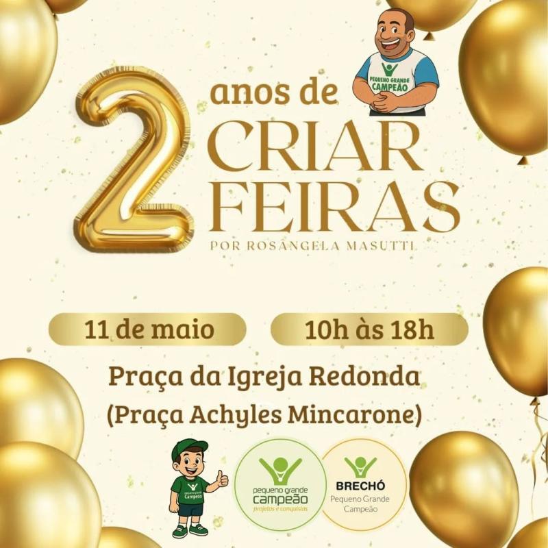 2 anos de Criar Feiras