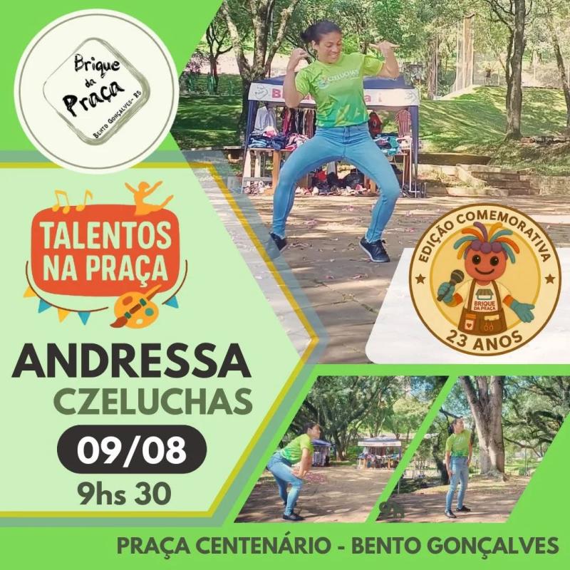 Andressa Czeluchas na Festa do Brique