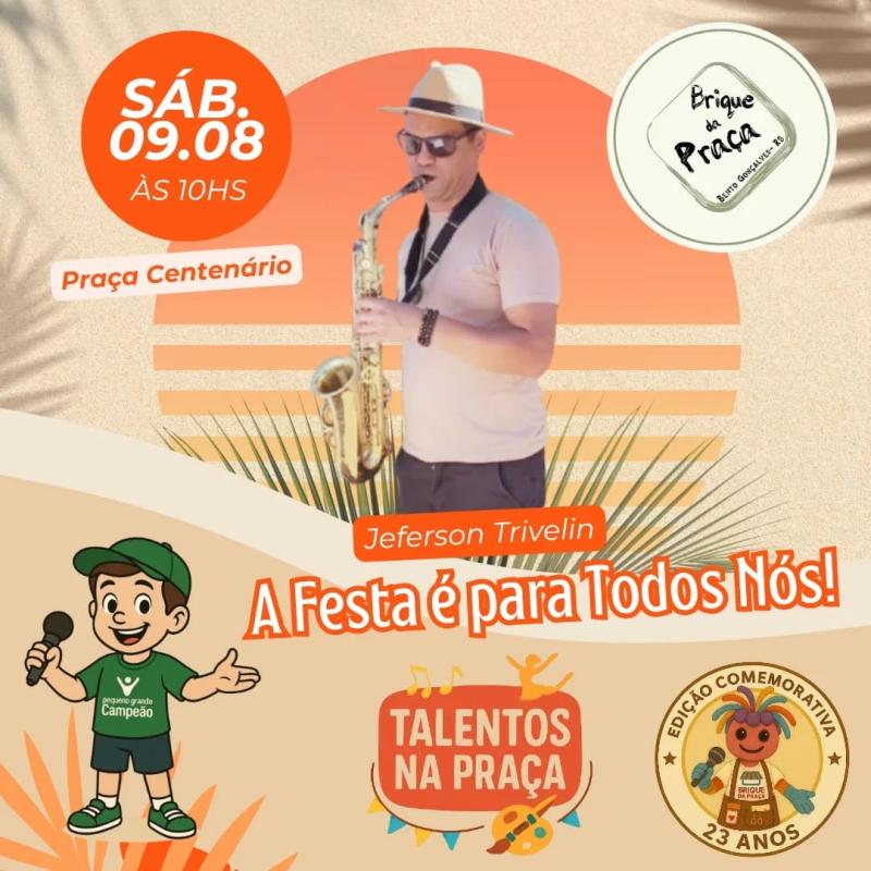 Jeferson Trivelin na Festa do Brique